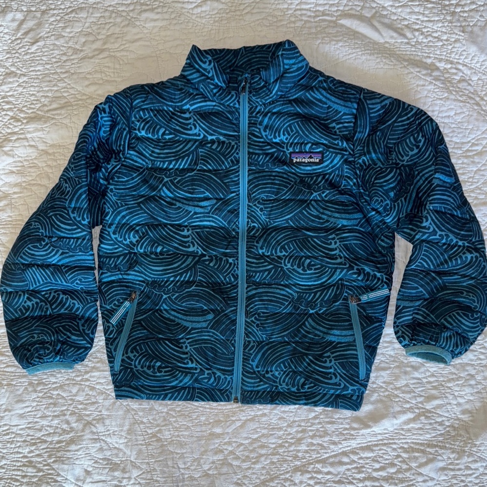 Patagonia Kids 5T Blue Down Jacket